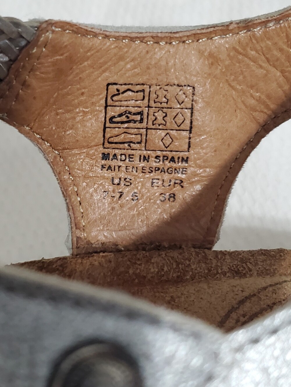 Taos Footwear Beige Braided Leather Sandals - Picture 12 of 13